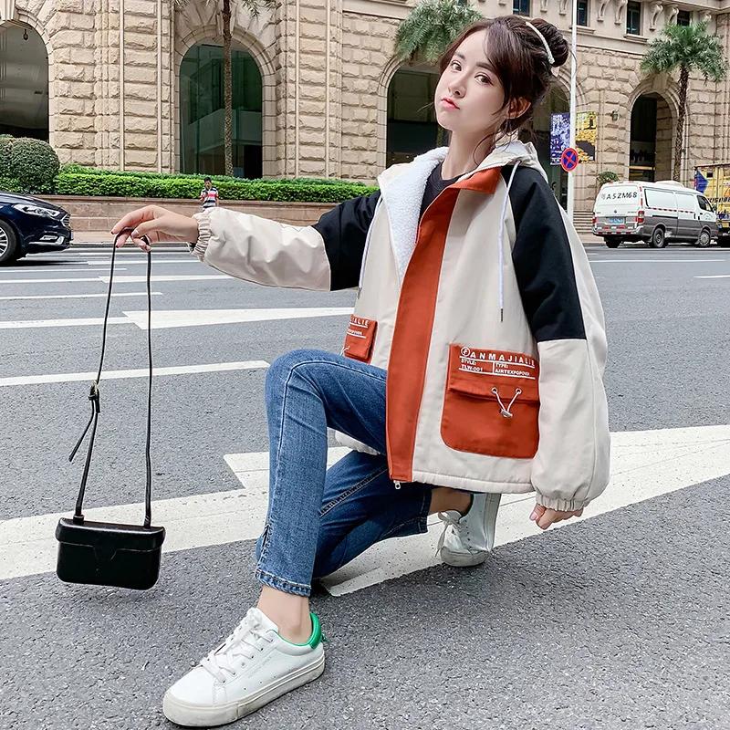

2019 Photo Shoot Korean-style Versatile Brushed And Thick Mid-length Trench Coat College Style Coat Women's