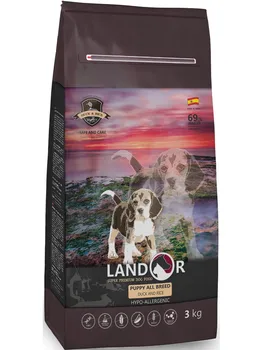 

Landor Puppy сухой корм для щенков всех пород от 1 до 18 месяцев, Утка и рис, 15 кг.
