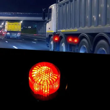 

Universal Side Marker Lights PC Plastic+Metal Anti-vibration Indicator Replacement