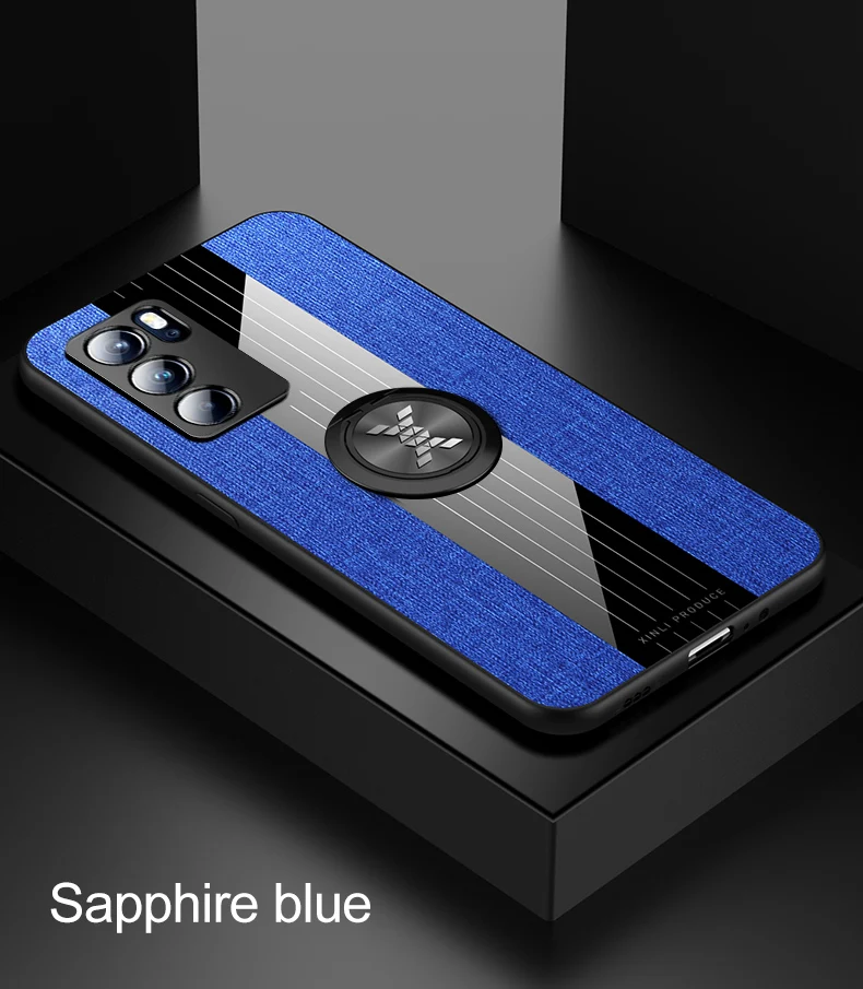 Phone Case For OPPO Reno 6 5 A74 F19 K9 A54 F19 PRO PLUS Realme V13 X7Pro GT find X3 Pro Cover Ultra Soft Fabric TPU Back Funda