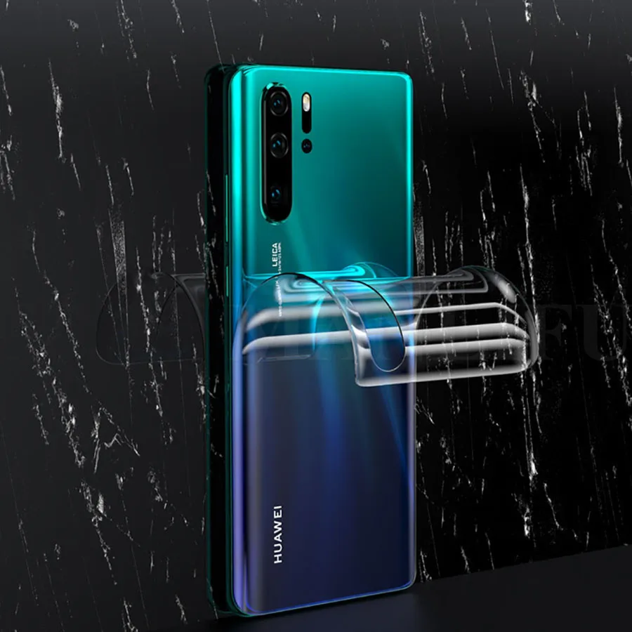 Передняя + задняя 6D полноэкранная защитная пленка из ТПУ для Huawei Honor View 20S 9X 20 Pro