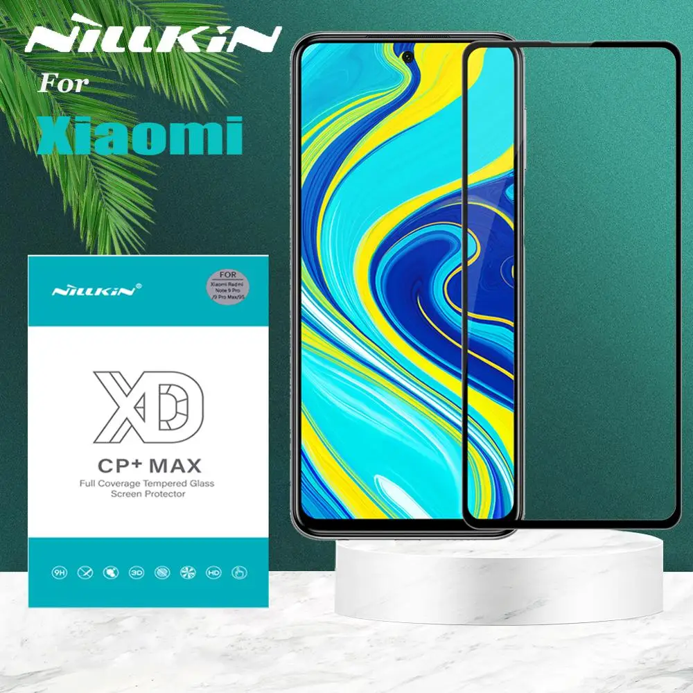 for Xiaomi Mi 10T Lite 5G 9T Pro POCO X3 NFC Glass Screen Protector Nillkin 3D Full Coverage Tempered on Redmi Note 9s 9 Max K30