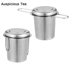 Long Handle Tea Infuser Basket Stainless Steel Tea Infuser Metal Mesh Loose Leaf Tea Strainer Filter For Teapot Tea Accessories