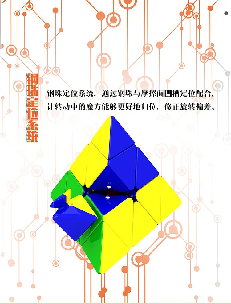 [Yongjun Farsighted Dragon Pyramid] YJ профессиональный игровой кубик в форме трехслойной пирамиды развивающая игрушка