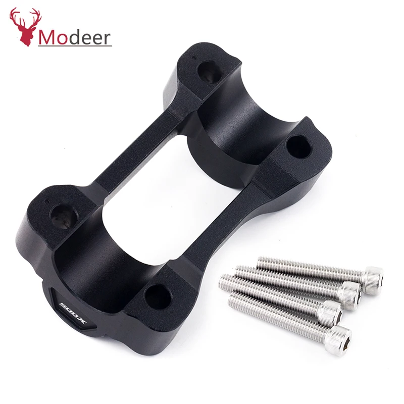 CB500 X Handle bar Accessories Motorcycle CNC Aluminum Handlebar Risers Top Cover Clamp For Honda CB500X 2019 2020 CB 500 X 500X (3)