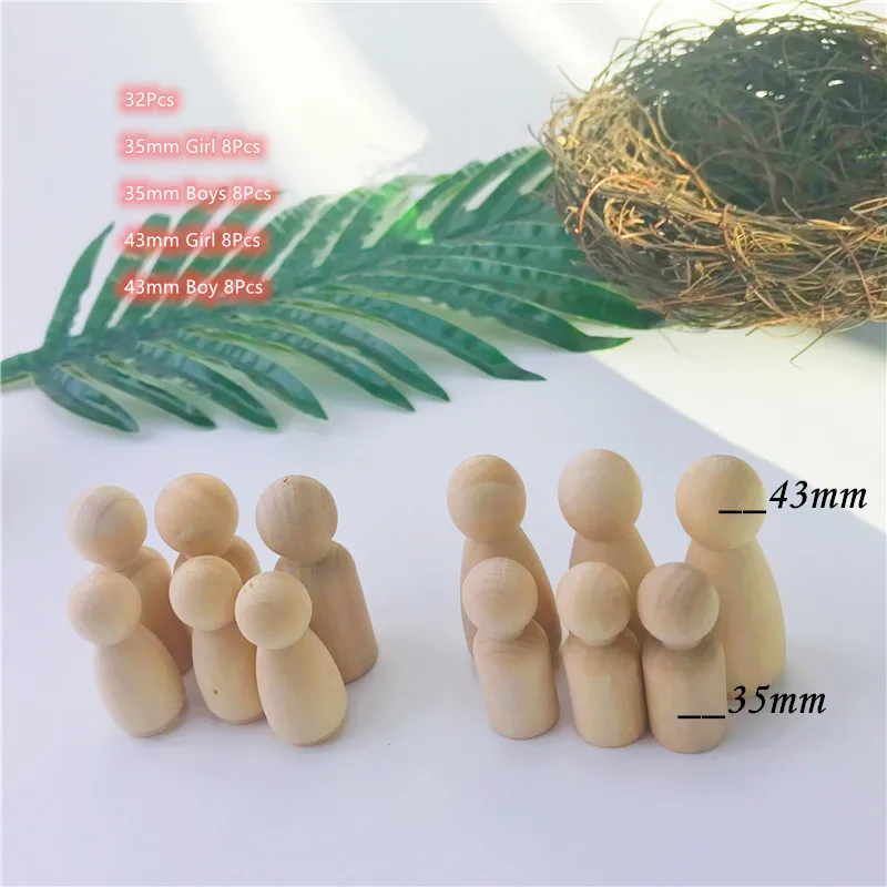 Wooden-Peg-Dolls-Unfinished-Kids-Toys-32Pcs-DIY-Figures-Waldorf-Wooden-Figurine-Weddings-Cake-Dolls-Decor_副本