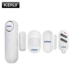 Wireless Magnetic Sensor Alarm with Remote Control - 120dB Anti-Theft Home Security System (Alarm Kit 6)