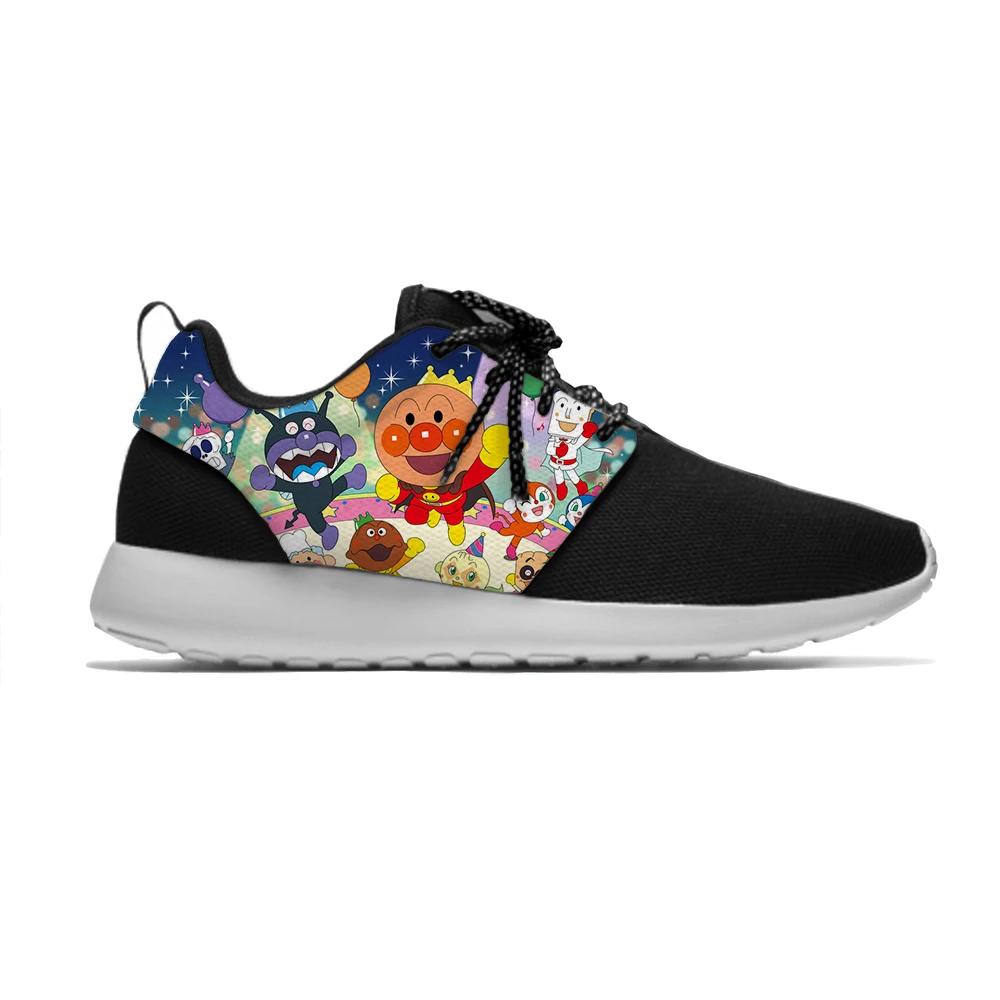 

Anpanman Cartoon Hot Vogue Pretty Funny Kids Sport Running Shoes Casual Breathable 3D Print Sneakers Gift For Boys Children Girl