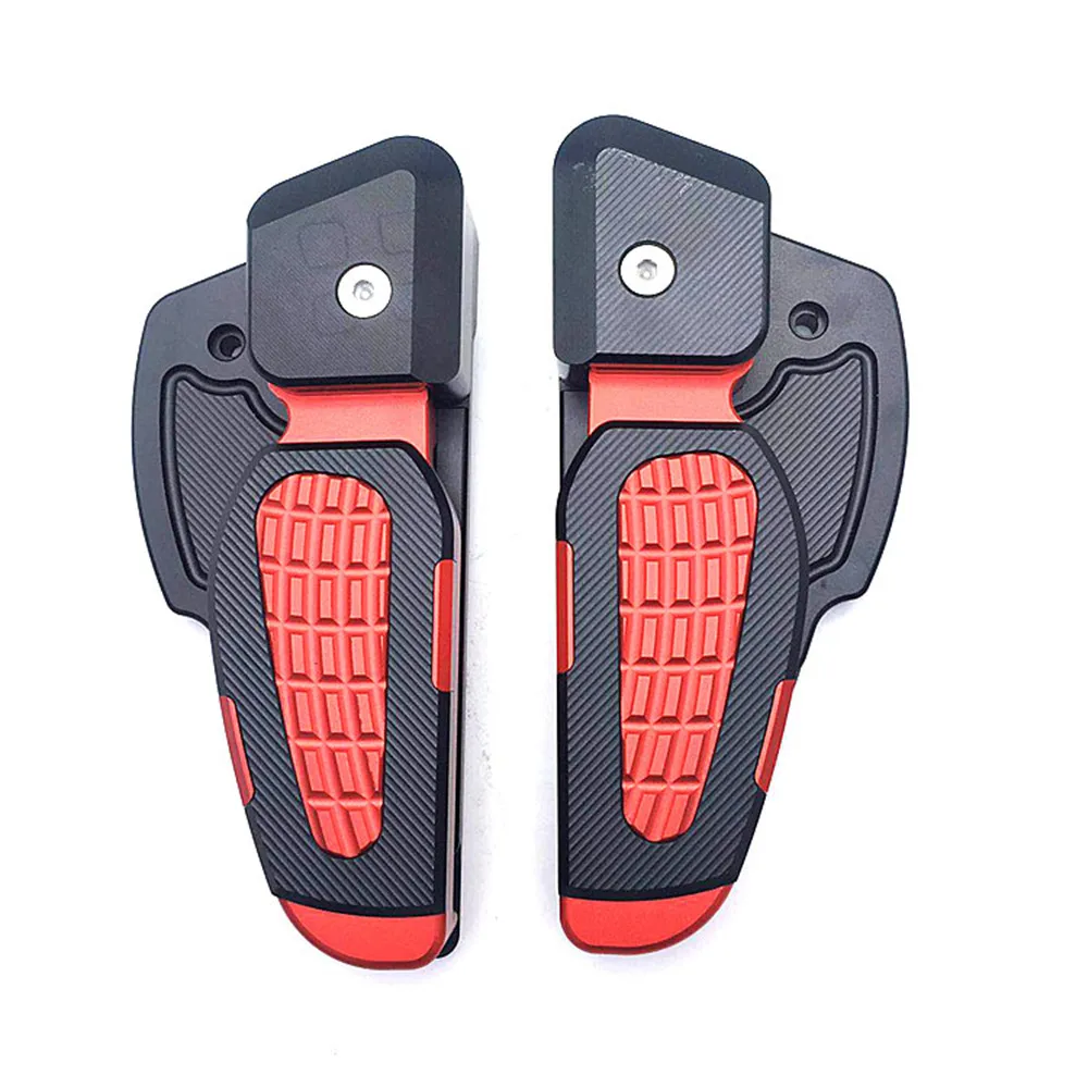 red Motorcycle Accessories Adapter foot pedal passenger extension extended pedal For piaggio vespa Primavera Sprint 150 ABS - Цвет: red