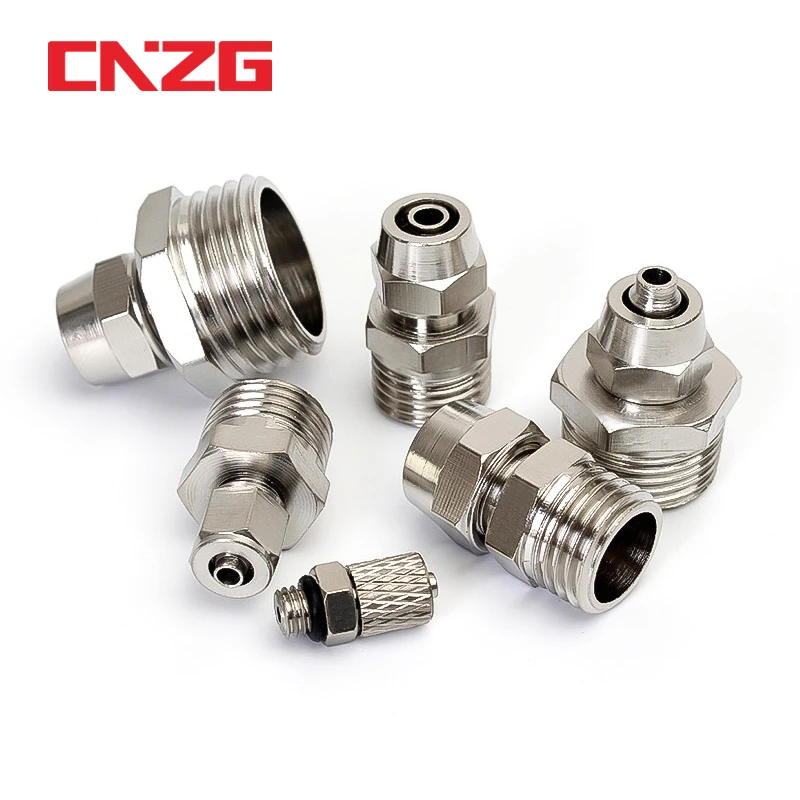 ZHU-CL Air Tool 10pcs OD Hose Tube Push in Air Gas Fitting Quick Connector Adapters White 3 Way T Shaped Tee Pneumatic Fittings PE 4mm to 16mm Pneumatic Fittings kit Color : 16mm 12mm 16mm