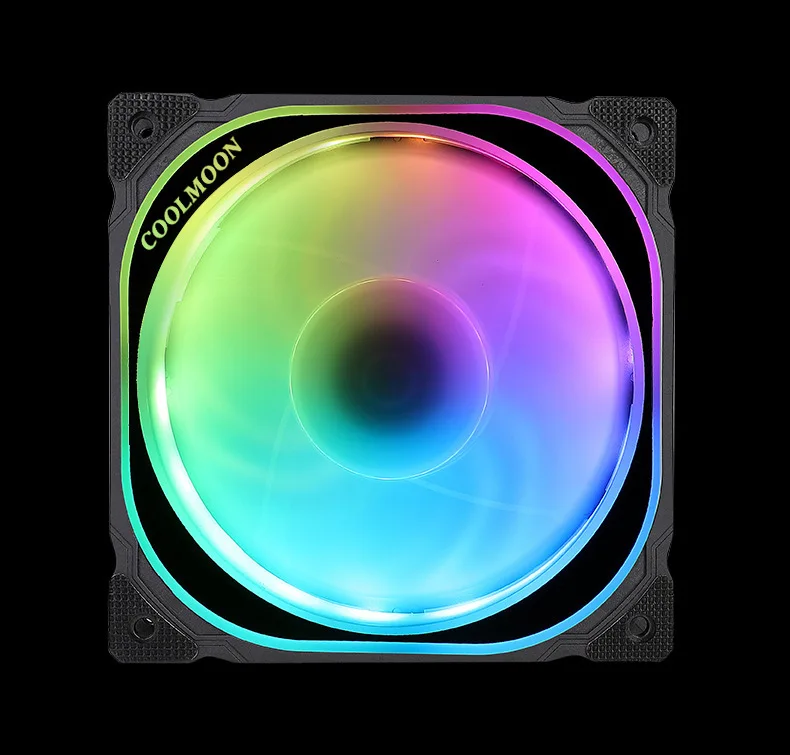 Fans & Coolings Music Control Support RGB Fan 12cm Chassis Case Dor