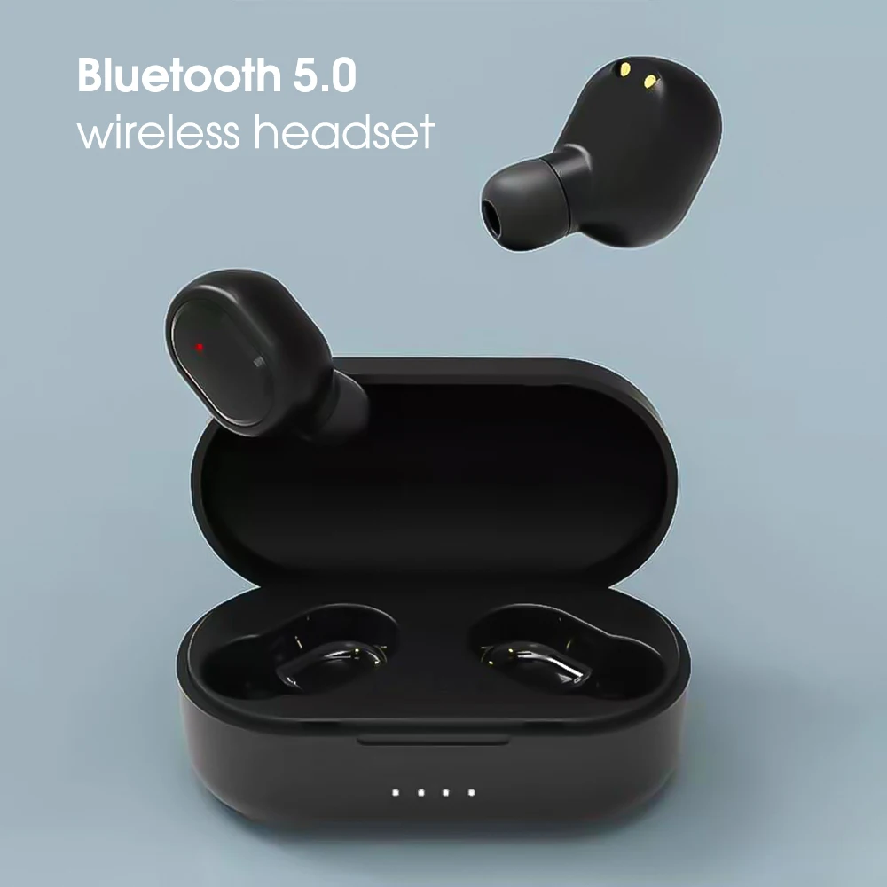 Sport M1 Bluetooth Headsets Wireless Earbuds 5 0 TWS Earphone Noise Cancelling Mic for iPhone Xiaomi Huawei Samsung