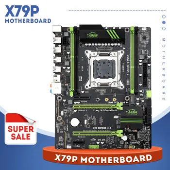 

LGA 2011 X79P Motherboard ATX USB3.0 SATA3 PCI-E NVME M.2 SSD Placa Madre support REG ECC memory and Xeon E5 processor