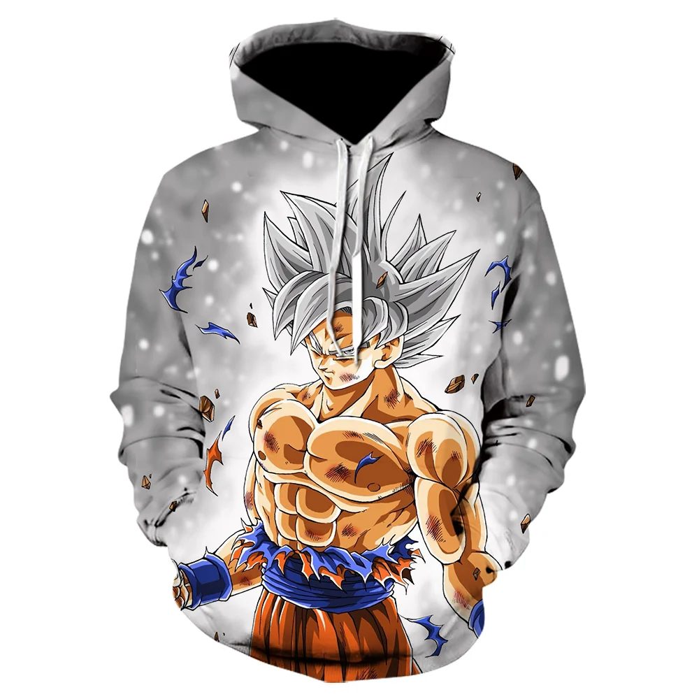 2019 г. Толстовка с капюшоном 3D принтом Seven Dragon Ball Z спортивная одежда японскими