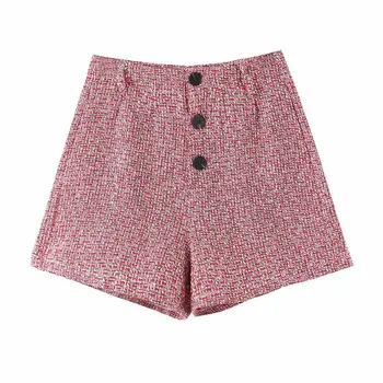 

Woah 2019 Xl38-2441 European and American fashion button leisure shorts