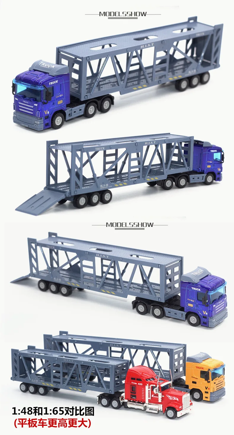 1: 48 6-Европейский Стиль грузовых Игрушечная модель грузовика Scania модель контейнер из сплава Модель автомобиля