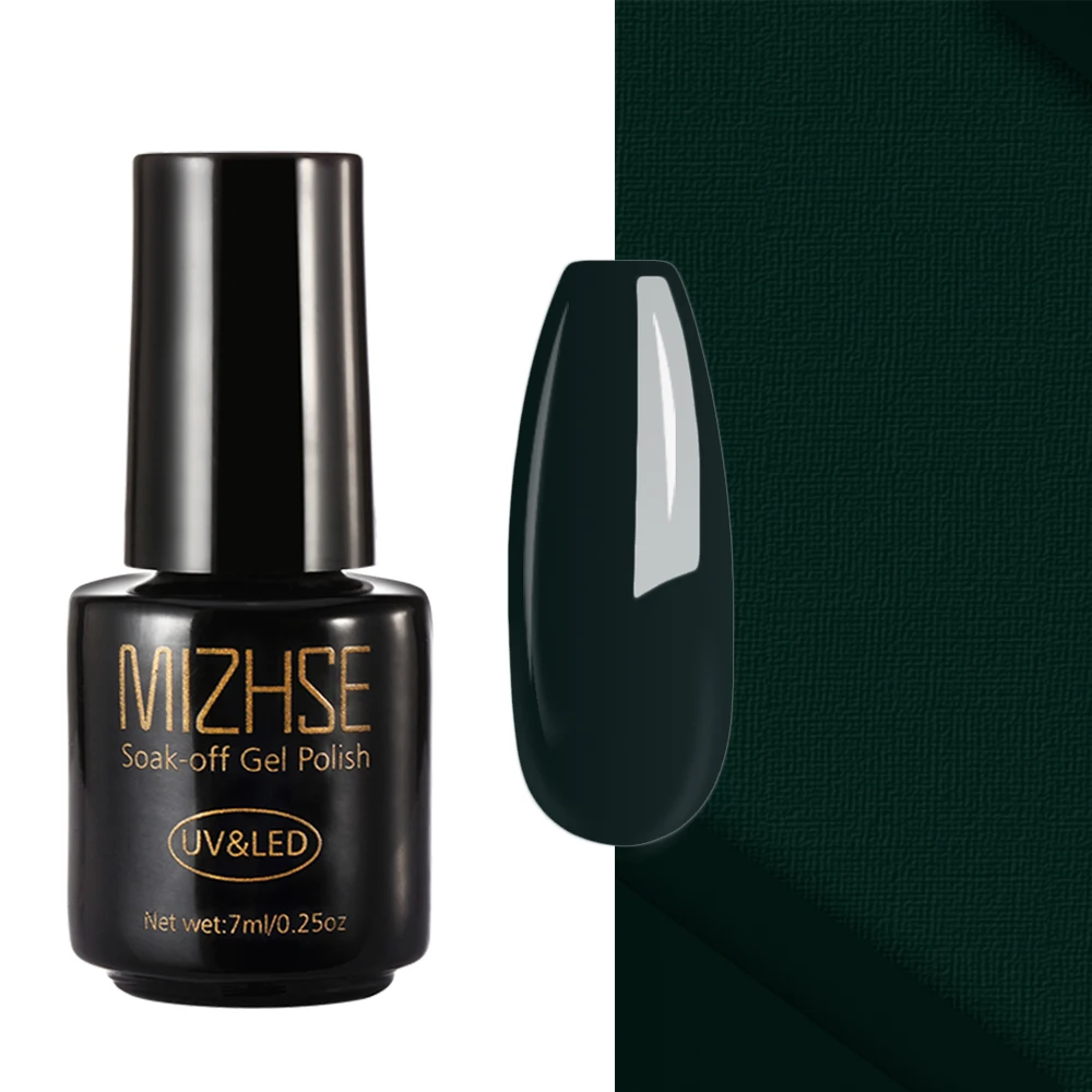 YH005 MIZHSE Гель-лак для ногтей набор розовый зеленый желтый красные блестки цвет лак для ногтей основа и верх для ногтей Esmalte Para Unha Гель-лак - Цвет: YH005
