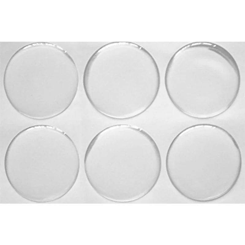 50 pcs 3" Clear Epoxy Adhesive Circle Bottles Cap Epoxy Dome Stickers For Pendant Setting Tray Charm Jewelry Accessories Decor