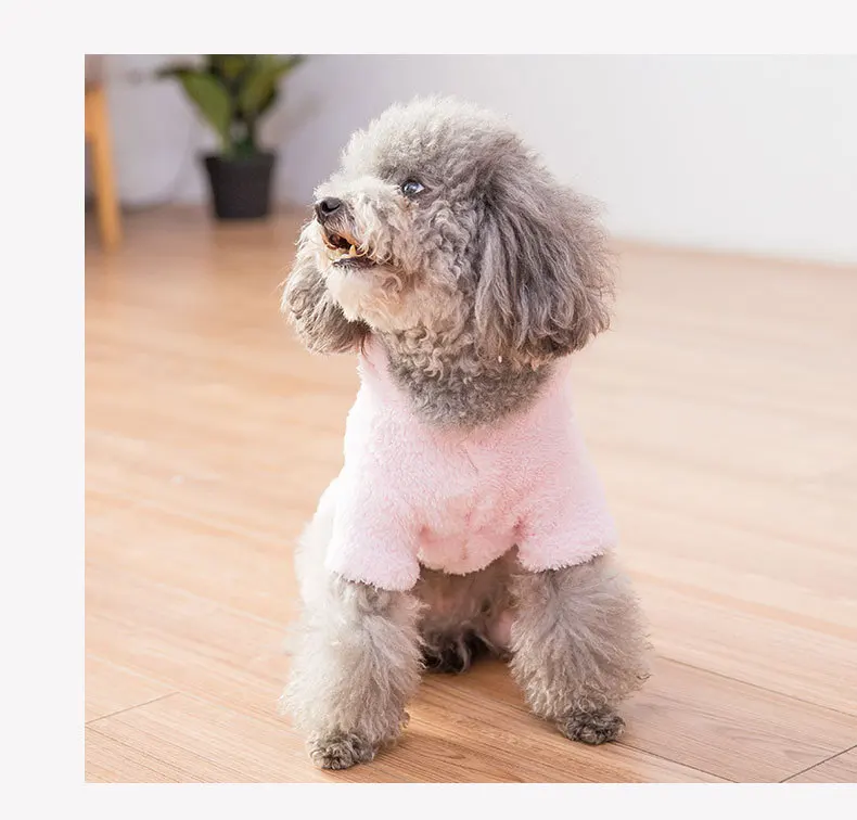 Stripes Five-pointed Star Dog Four-legged Pet Clothing Fall And Winter Clothes Teddy Pomeranian Bichon Small Dogs Pet Clothes pl