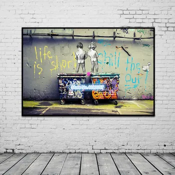

Full square Diamond Painting Banksy,graffiti art,Handicraft Needlework 5d Drill Mosaic DIY Diamond Embroidery Wall Stickers