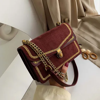 

Bag 2019 Popular All-match Tide Woman Satchel Texture Shoulder Small