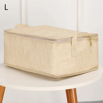 

M/L/XL Nonwovens Foldable Waterproof Quilt Clothes Large Capacity Storage Bag Household Items Storage Bags Organizer Dust Bag