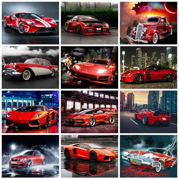 

Evershine Full Square Diamond Painting Car Landscape 5D DIY Mosaic Embroidery Cross Stitch Kit Rhinestone Pictures Crafts Gift