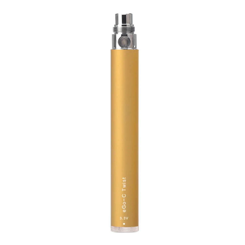 EGo-C Twist батарея Регулируемое напряжение 650/900/1100mAh электронная сигарета 3,3~ 4,3 V Ego C eCig Vape для evod eGo атомайзеры комплект - Цвет: Orange