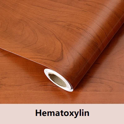 Съемная влагостойкая Водонепроницаемая настенная крышка домашний декор пилинг и самоклеящиеся обои для стен спальни ПВХ самоклеящаяся контактная бумага - Цвет: Hematoxylin