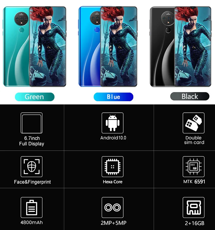 Global Version SOYES Mate40 Android 10 Smartphones
