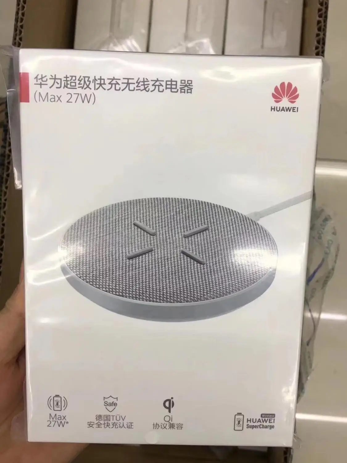 CP61 27W MAX 18V Оригинальное Беспроводное зарядное устройство huawei SuperCharge mate 30 Pro P30 Pro mate 20 Pro RS FreeBuds 2 Pro