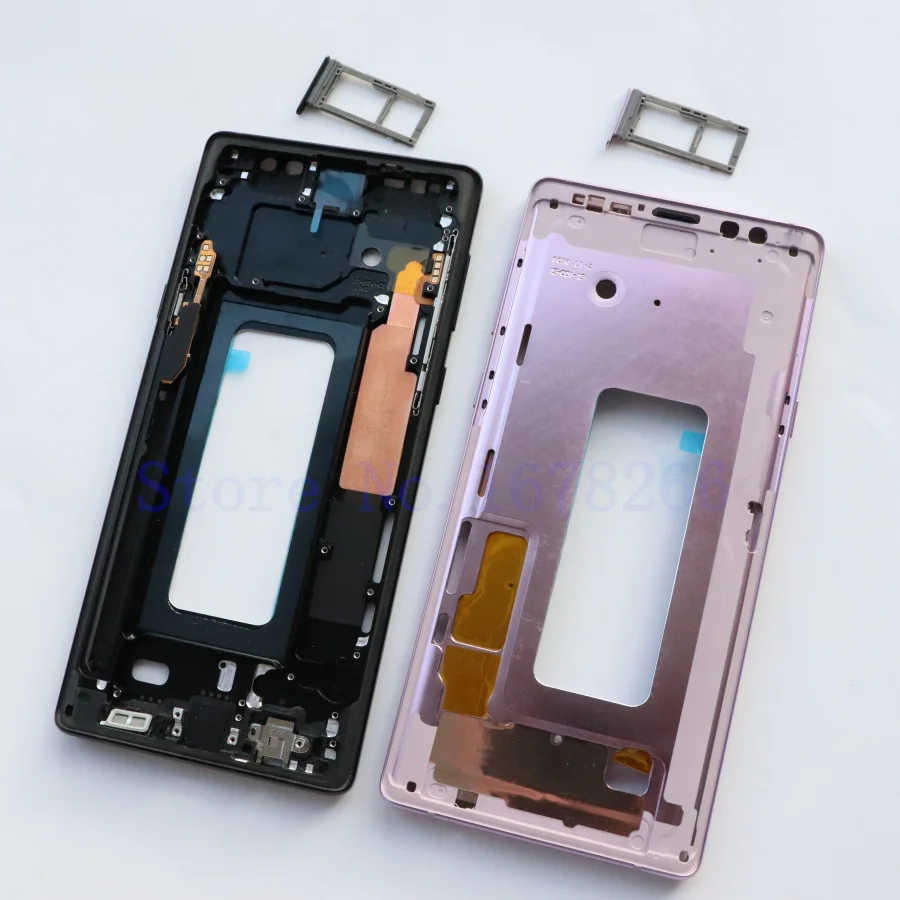 SAMSUNG Galaxy Note 9 N960 N960F SM-N960F N960FD чехол с полным корпусом задняя крышка Note9 ЖК-экран передняя стеклянная линза средняя рамка