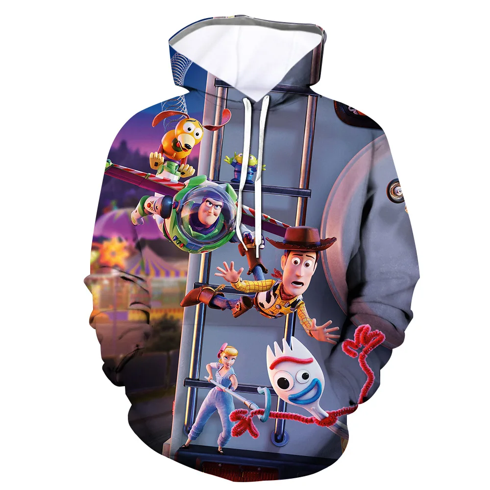 Movie Toy Story 4 Толстовка для мужчин/женщин мультфильм форки Костюмы 3d печати толстовки кофты повседневное Harajuku стиль спортивный свитер