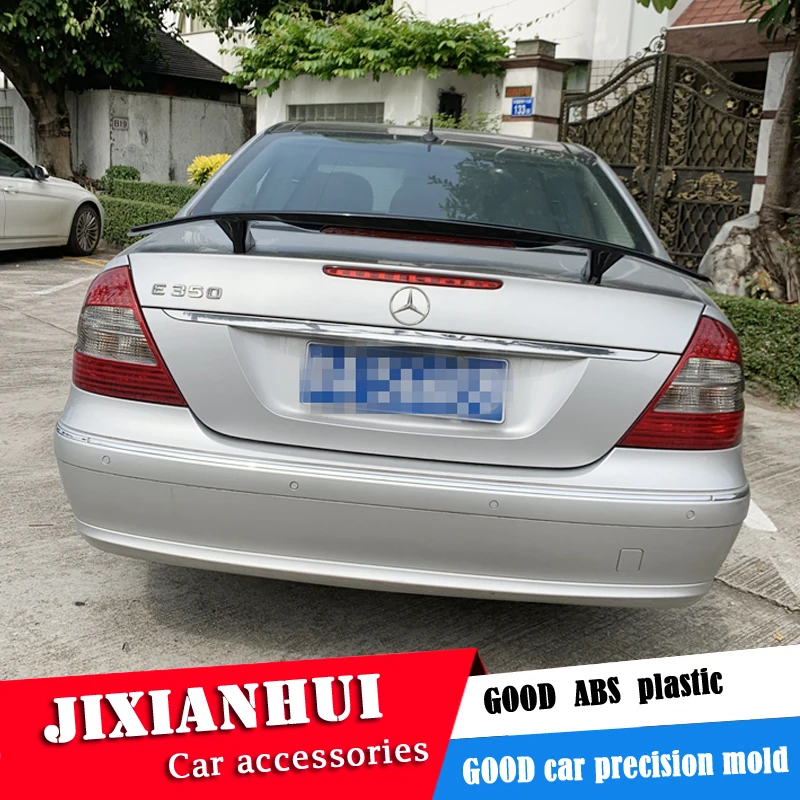 For W211 Spoiler 2003-2006 Mercedes-Benz NT E-class E200 E260 ABS plastic Material Car Rear Wing Color | Автомобили и мотоциклы