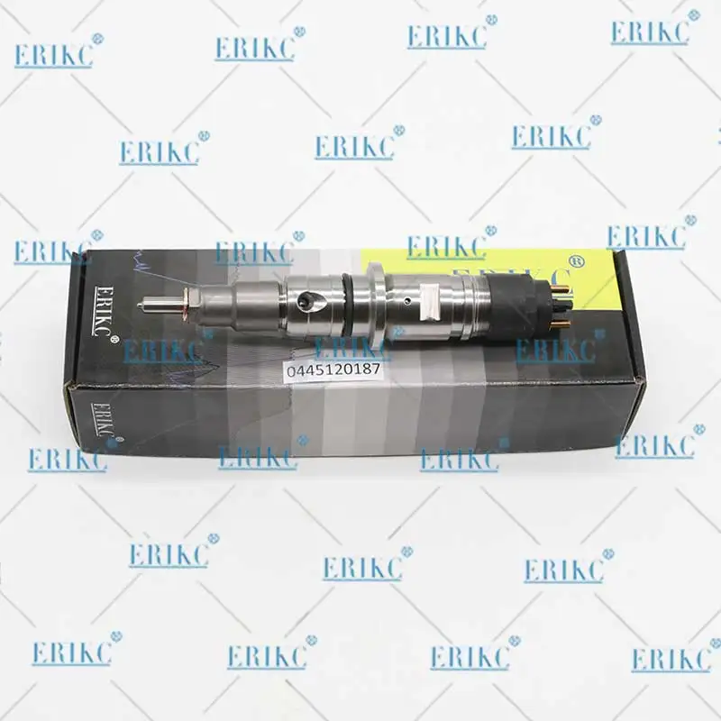 ERIKC 0445120187 выполнить топливный инжектор в сборе 0 445 120 187 оригинальные электронные дизельные запчасти для Bosch CUMMINS 4983514 5256034