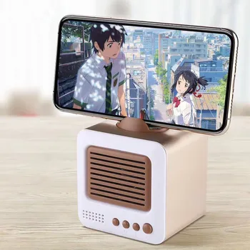 

Mini Wireless Bluetooth Speaker Phone Holder Portable Speakers Subwoofer Bluetooth 5.0 with SD FM Outdoor Loudspeaker