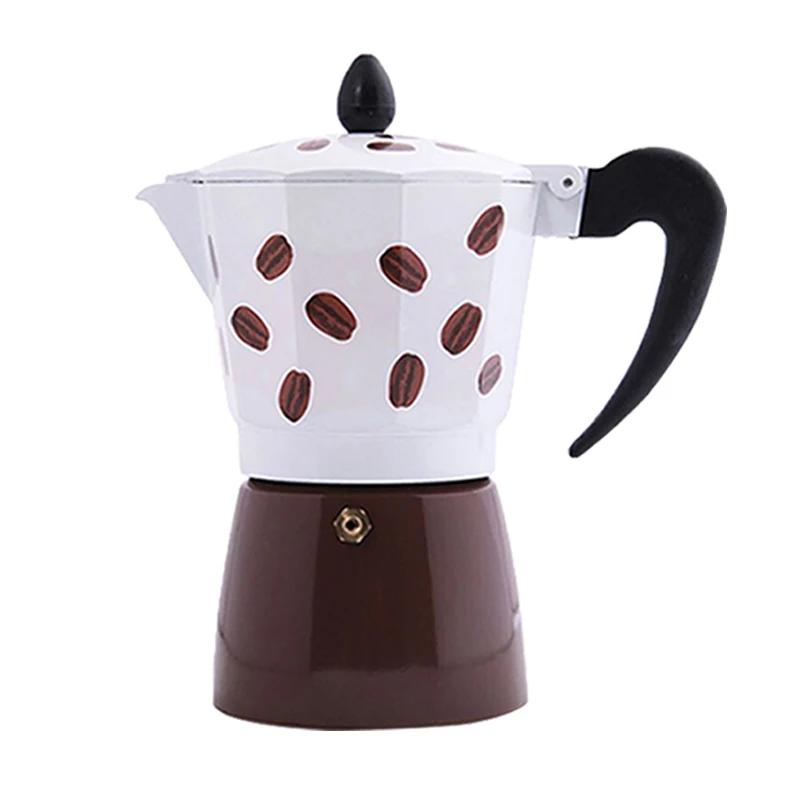 Кофеварка Mocha, Алюминиевый горшок Mocha, кофейник для эспрессо, газовая плита с подогревом, кофейник, Итальянская Кофеварка для мокко, бариста, инструменты - Цвет: Coffee 300ml