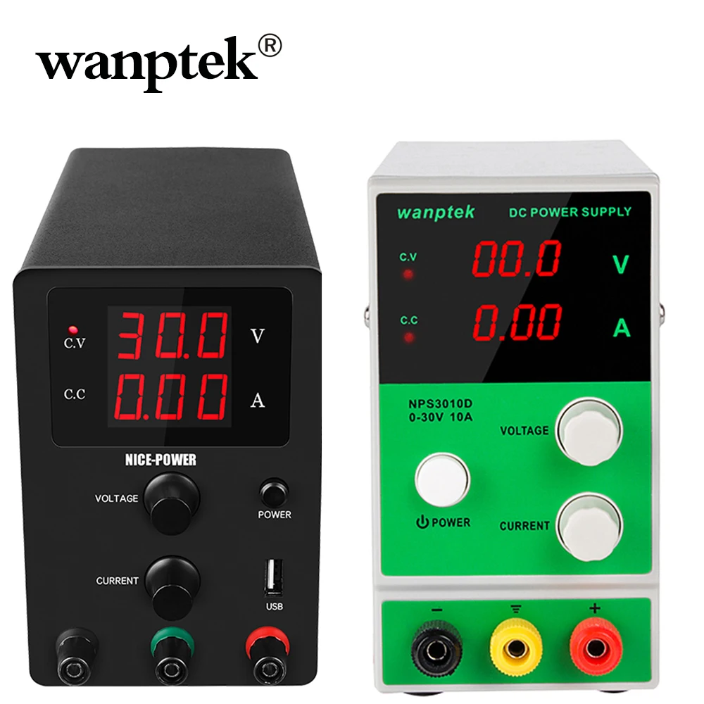Wanptek 9 Types Dc Lab Switching Adjustable Power Supply 30v 10a