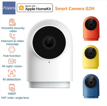 

Aqara G2H Smart IP Camera + Zigbee 3.0 Gateway 140° 1080P Apple HomeKit APP Remote Control Two-way Audio Home Security Monitor