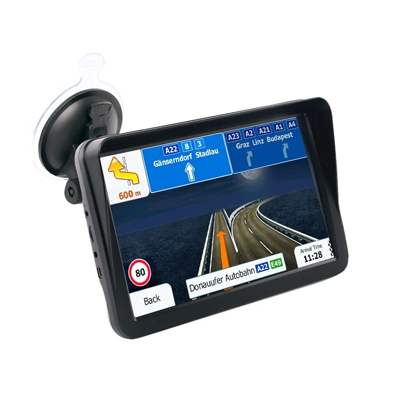  9 Inch Auto Kapazitiven Bildschirm Gps Navigator Bluetooth Fm 8G 256M Mp3/Mp4 Spieler Sonnenblende 
