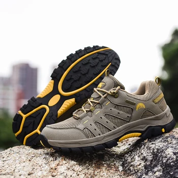 

Summer Sneakers Hiking Shoes Men Outdoor Trekking Shoes Anti-Skid Rock Climbing Shoes Tracking Shoes Outventure Mountain Shoes