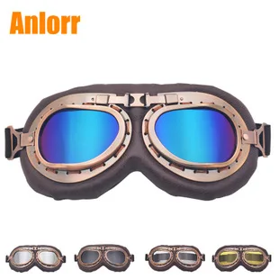 В настоящее время доступны Harley Goggles мотоциклетные очки для защиты глаз Ретро шлем очки для защиты глаз мир