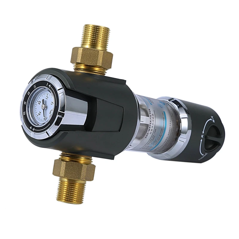 

1Inch Turn 3/4Inch Pressure Control Large Flow Pre-Filter Home Backwash Water Pipe Pressure Regulator Water Purifier