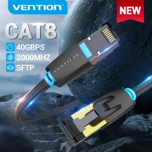 Mukavele Cat8 Ethernet kablosu 40Gbps Cat 8 ağ naylon örgülü İnternet Lan yama kablosu yönlendirici Modem için PC RJ 45 Ethernet kablosu