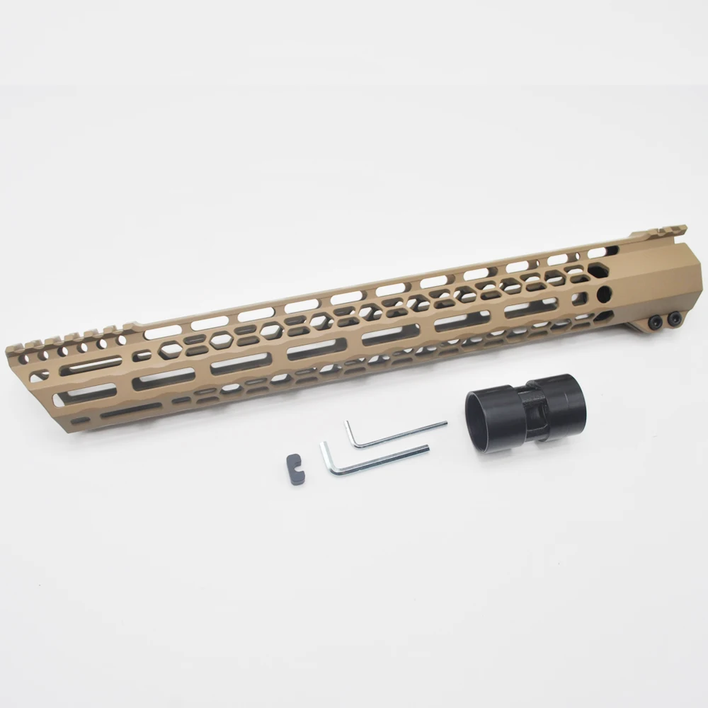 Aperta o Sistema de Montagem Picatinny do Flutuador Tricock Inch Rail Polegadas M-lok Handguard Ferroviário Que Livre Preto - Vermelho Cor Tan Ajuste. 223 5. 56 15 5 picatinny do flutuador livre preto vermelho cor tan ajuste. 223 5. 56