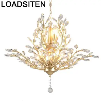 

Deco Cuisine Loft Dining Room Light Crystal Modern Luminaria Luminaire Suspendu Lampara De Techo Colgante Moderna Hanging Lamp