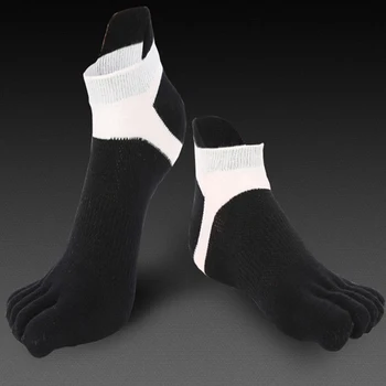 

Men finger socks, breathable, cotton, anti-sweat