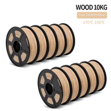 

WOOD 3D Printer Filament 10Rolls/Set Close Wood Effect PLA Filament For All 3D Printer & 3D Pen Printing Materials