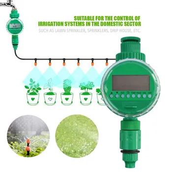 

1Pc Garden Automatic Water Timer Irrigation Controller System Sprinkler Controller Programmable Valve Hose Faucet Watering Timer