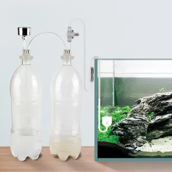 

Aquarium DIY CO2 Generator System Kits Water Moss Plants Diffuser with Solenoid Valve Fish Tank Regulator Accessories
